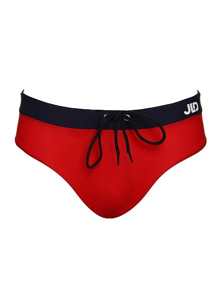 Мужские пляжные плавки. Пояс регулируется плетеным шнурком.