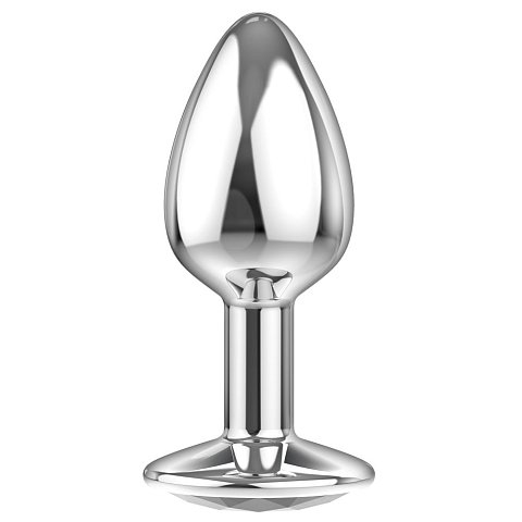 Увеличенная анальная пробка, созданная для того, чтобы подарить Вам еще большее удовольствие! Изготовленная из гигиеничного металла, похожего на серебро, с ярким кристаллом в основании, Sparkle XL имеет плавную форму для легкого введения и комфортного ношения. Анальная пробка оснащена ограничительным основанием для безопасного использования.  Рабочая длина - 9 см.