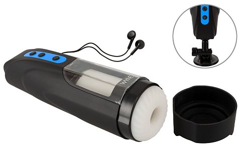 Мощный мастурбатор. Внутренняя втулка вращается и двигается вверх и вниз. Комбинированная функция вращения и поглаживания. 10 режимов в двух скоростях. Наушники для стонов в комплекте. Всасывающая база для удовольствия без рук. Нейтральный вид. Простое и удобное управление. Съемный мягкий рукав со стимулирующими структурами. Перезаряжаемый - в комплекте USB-кабель для зарядки. Рабочая длина - 13 см.