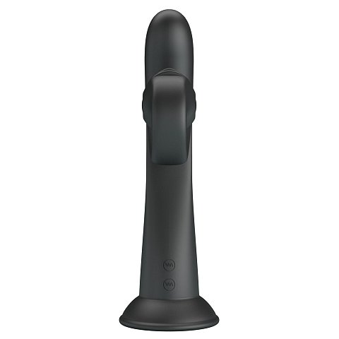 Оригинальный вибратор на присоске с закрученным клиторальным отростком. Изготовлен из ультрасовременного силикона, за счёт необычной формы может доставить ранее неизведанные оттенки наслаждения. 10 режимов вибрации. Рабочая длина - 13,5 см.