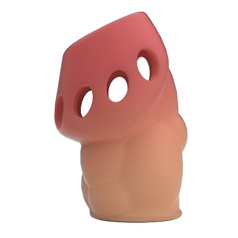 Насадка на пенис. Материал мягкий и эластичный, но достаточно прочный, чтобы оставаться на пенисе. Он подходит для любого обхвата, плотно прилегает к коже, задерживает кровь и помогает достичь более длительной и сильной эрекции. Он также подходит для постепенной тренировки потенции и продления приятного времени за счет уменьшения стимуляции чувствительных участков головки, задерживая эякуляцию.