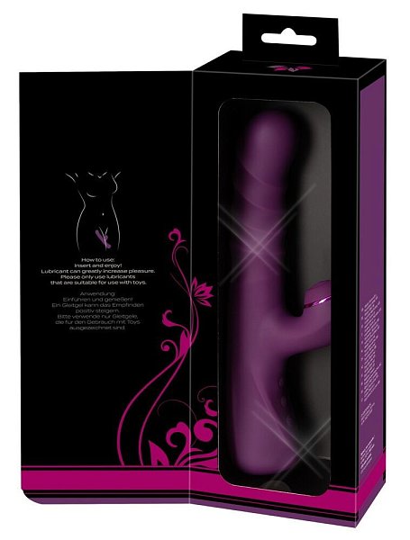 Вибратор-кролик с функцией постукивания. Жидкий силикон - ультрамягкая поверхность. 10 режимов вибрации, 3 режима фрикций с частотой до 560 фрикций в мин. 10 режимов постукивания в стимуляторе клитора. Простое управление одним нажатием кнопки. 3 мотора - функции могут управляться отдельно. Перезаряжаемый - в комплекте USB-кабель для зарядки. Рабочая длина - 13,5 см.