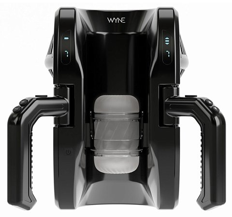 Мощный стимулятор WYNE Masturbator 10, который интенсивно массажирует пенис в движущейся вверх-вниз втулке-мастурбаторе. Практичные ручки по бокам обеспечивают максимальный комфорт и легкое управление. Полностью автоматический комфортный ручной массаж без усталости рук! <br><br>  Различные длины хода (5), режимы движения (7) и скорости (7) удобно устанавливаются одним нажатием кнопки. Чем короче выбранная длина хода, тем выше максимальная скорость движения рукава. Все функции оптимально контролируются благодаря светодиодным дисплеям. <br><br>  Очень мягкий, эластичный рукав нейтрального цвета оснащен бесчисленными мягкими структурами внутри, которые массируют пенис по всей длине. Открытую с обеих сторон насадку можно снять для легкой очистки, а также использовать самостоятельно для мануального хэндджоба. Перезаряжаемая - USB-кабель для зарядки входит в комплект.