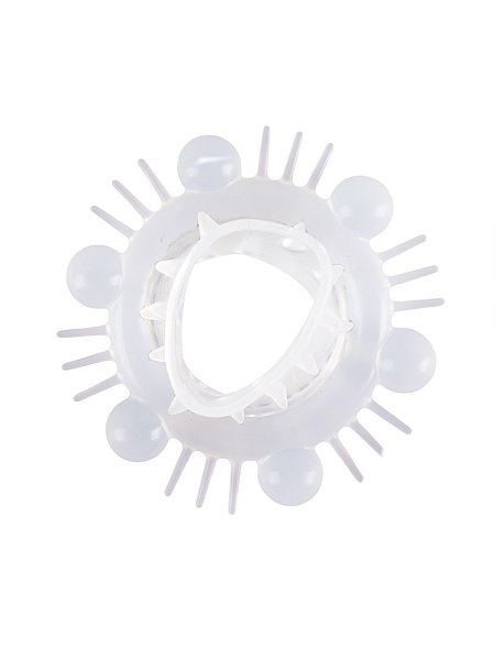 Насадка для пениса усиливает эрекцию, повышает чувствительность и продлевает интимную близость. Шипики и шарики на поверхности изделия дарят партнёрше потрясающие эротические ощущения. Интимный аксессуар изготовлен из эластичного материала. Хорошо тянется. Подходит для половых членов разных размеров. Внутренний диаметр - 1,5 см.