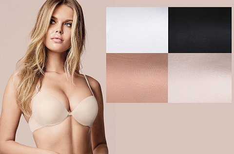 Бюстгальтер пуш-ап с градуированной чашкой. Несъемные бретели, застежка в два крючка на четыре позиции. Выполнен из микрофибры. Коллекция Micronovecento. Подкладка 100% полиэстер.