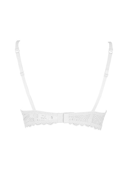 Бюстгальтер пуш-ап с градуированной чашкой. Несъемные бретели, застежка в два крючка на четыре позиции. Выполнен из кружева. Коллекция Novecento.