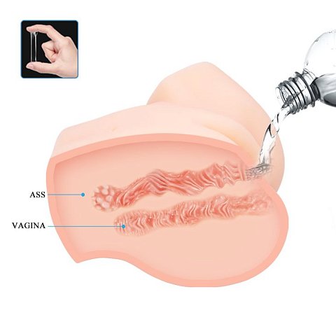 Если вы жаждете реалистичных ощущений, то эта двойная игрушка для вас. Материал мягкий и эластичный, а размер для путешествий делает эту великолепную игрушку очень удобной. Мастурбатор имеет два входа, оба с внутренней текстурой. Функция вибратора увеличит вашу стимуляцию. Размеры - 20 х 17,5 х 11 см.