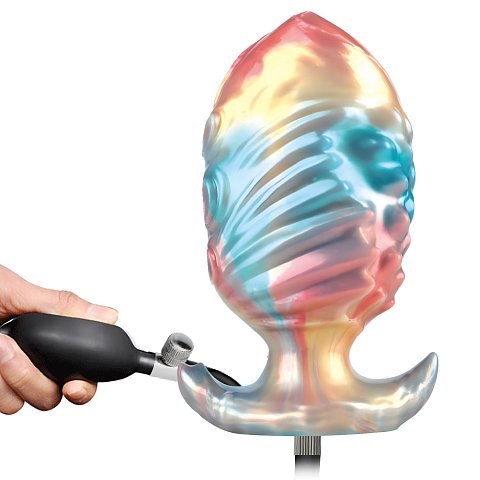 Анальная пробка с функцией расширения Ebon Leviathan.