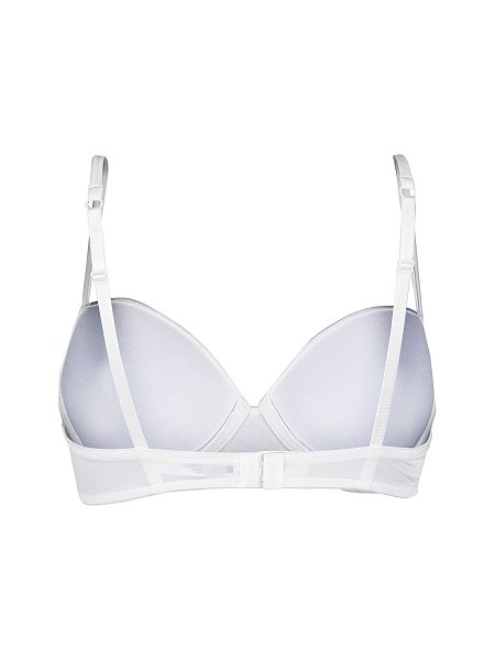 Бюстгальтер-балконет с формованной чашкой. Несъемные бретели, застежка в два крючка на четыре позиции. Выполнен из микрофибры. Коллекция Micronovecento. Подкладка 100% полиэстер.