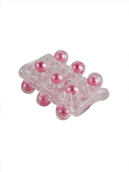 Сквозная насадка на пенис увеличит толщину полового члена мужчины и позволит его партнёрше испытать потрясающие эротические эмоции. Выпуклости с цветными шариками на поверхности изделия усилят возбуждение женщины. Интимный аксессуар изготовлен из эластичного материала. Хорошо мнётся и тянется. Подходит для пенисов разных размеров. Прост в применении и уходе. Внутренний диаметр - 2,5 см.