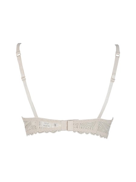 Бюстгальтер пуш-ап с градуированной чашкой. Несъемные бретели, застежка в два крючка на четыре позиции. Выполнен из кружева. Коллекция Novecento.